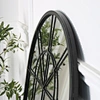 metal mirror hobby lobby mirror black arched mirror frame detail